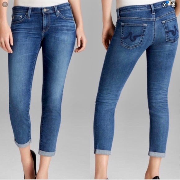 Ag Adriano Goldschmied Denim - AG The Stilt Roll Up Crop Cigarette Jeans